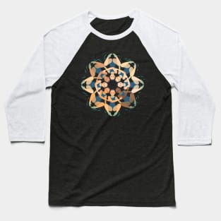 Synchronized Swimming Summer Games Mandala Baseball T-Shirt